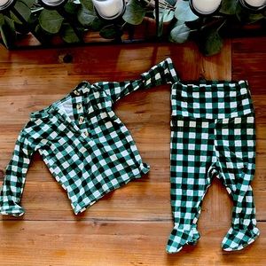 Lou Lou and Company newborn 2 piece set